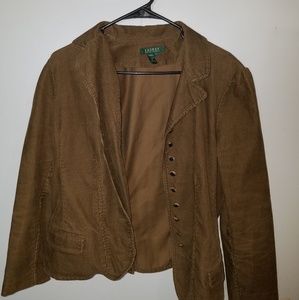 Lauren Ralph Lauren Brown Blazer Size L